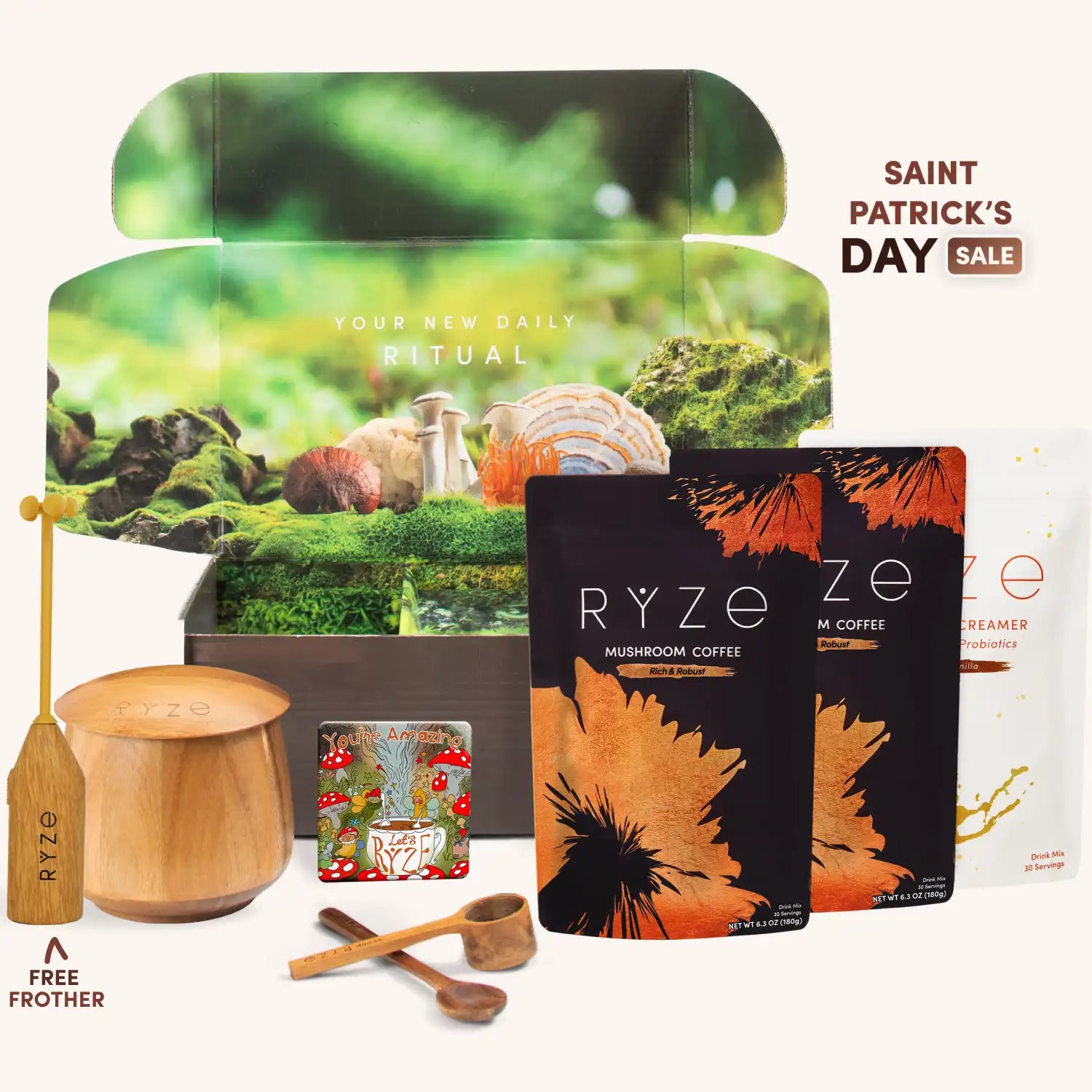 Mushroom Coffee Ritual Set